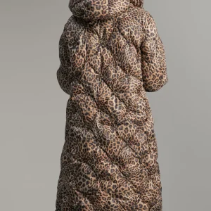 Lola Casademunt Animal Print | Abrigos Y Cazadoras<Abrigo acolchado forro contraste MARRON-NEGRO