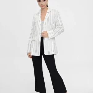 Lola Casademunt Americanas Y Blazers<Americana blazer con rayas NARANJA-BLANCO