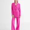 Lola Casademunt Americanas Y Blazers<Americana cruzada monocolor CRUDO