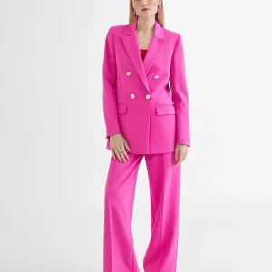 Lola Casademunt Americanas Y Blazers<Americana cruzada monocolor CRUDO