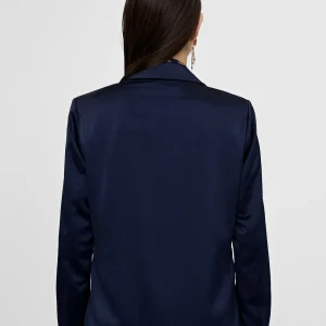 Lola Casademunt Americanas Y Blazers<Americana efecto satén NAVY
