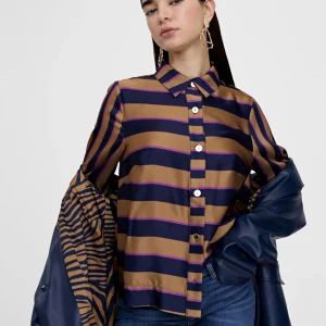 Lola Casademunt Americanas Y Blazers<Americana efecto satén NAVY