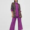 Lola Casademunt Americanas Y Blazers<Americana estampado cebra MARRON-AZUL