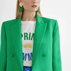 Lola Casademunt Americanas Y Blazers<Americana monocolor VERDE