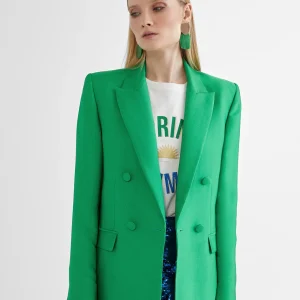 Lola Casademunt Americanas Y Blazers<Americana monocolor VERDE