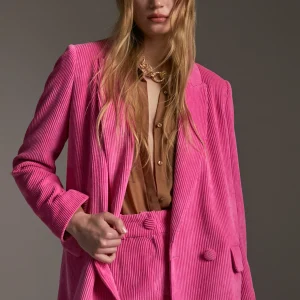 Lola Casademunt Americanas Y Blazers<Americana oversize de pana ROSA