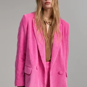 Lola Casademunt Americanas Y Blazers<Americana oversize de pana ROSA