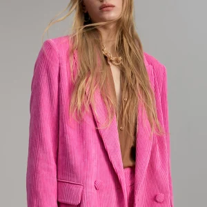 Lola Casademunt Americanas Y Blazers<Americana oversize de pana ROSA