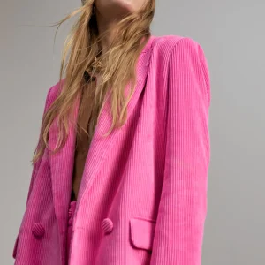 Lola Casademunt Americanas Y Blazers<Americana oversize de pana ROSA