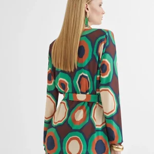 Lola Casademunt Americanas Y Blazers<Americana punto retro VERDE-NARANJA