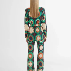 Lola Casademunt Americanas Y Blazers<Americana punto retro VERDE-NARANJA