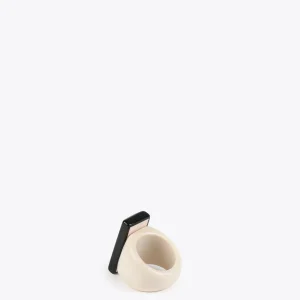 Lola Casademunt Bisuteria<Anillo blanco y negro BLANCO-NEGRO