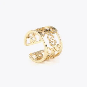 Lola Casademunt Anillos<Anillo corazones infinitos DORADO