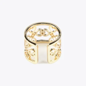 Lola Casademunt Anillos<Anillo corazones infinitos DORADO