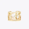 Lola Casademunt Anillos<Anillo corazones infinitos maxi DORADO