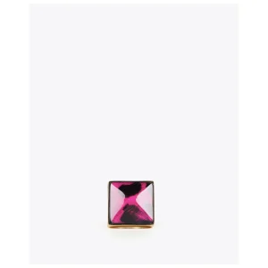 Lola Casademunt Bisuteria<Anillo cristal animal print AZULELECTRICO
