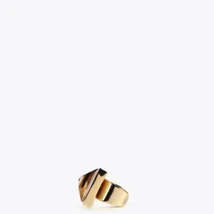 Lola Casademunt Bisuteria<Anillo cristal animal print AZULELECTRICO