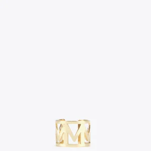 Lola Casademunt Bisuteria<Anillo letras M DORADO