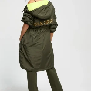Lola Casademunt Abrigos Y Cazadoras<Anorak acolchado con capucha KAKI