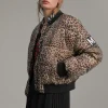 Lola Casademunt Animal Print | Abrigos Y Cazadoras<Anorak animal print MARRON-NEGRO