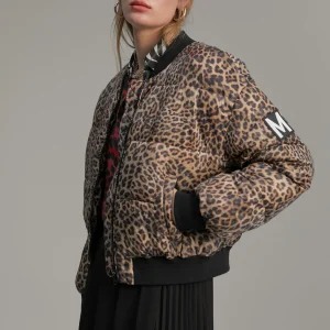 Lola Casademunt Animal Print | Abrigos Y Cazadoras<Anorak animal print MARRON-NEGRO