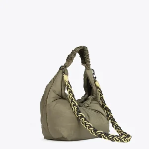 Lola Casademunt Bolsos De Hombro | Bandoleras<Bandolera acolchada asa trenzada KAKI
