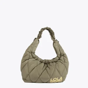 Lola Casademunt Bolsos De Hombro | Bandoleras<Bandolera acolchada asa trenzada KAKI