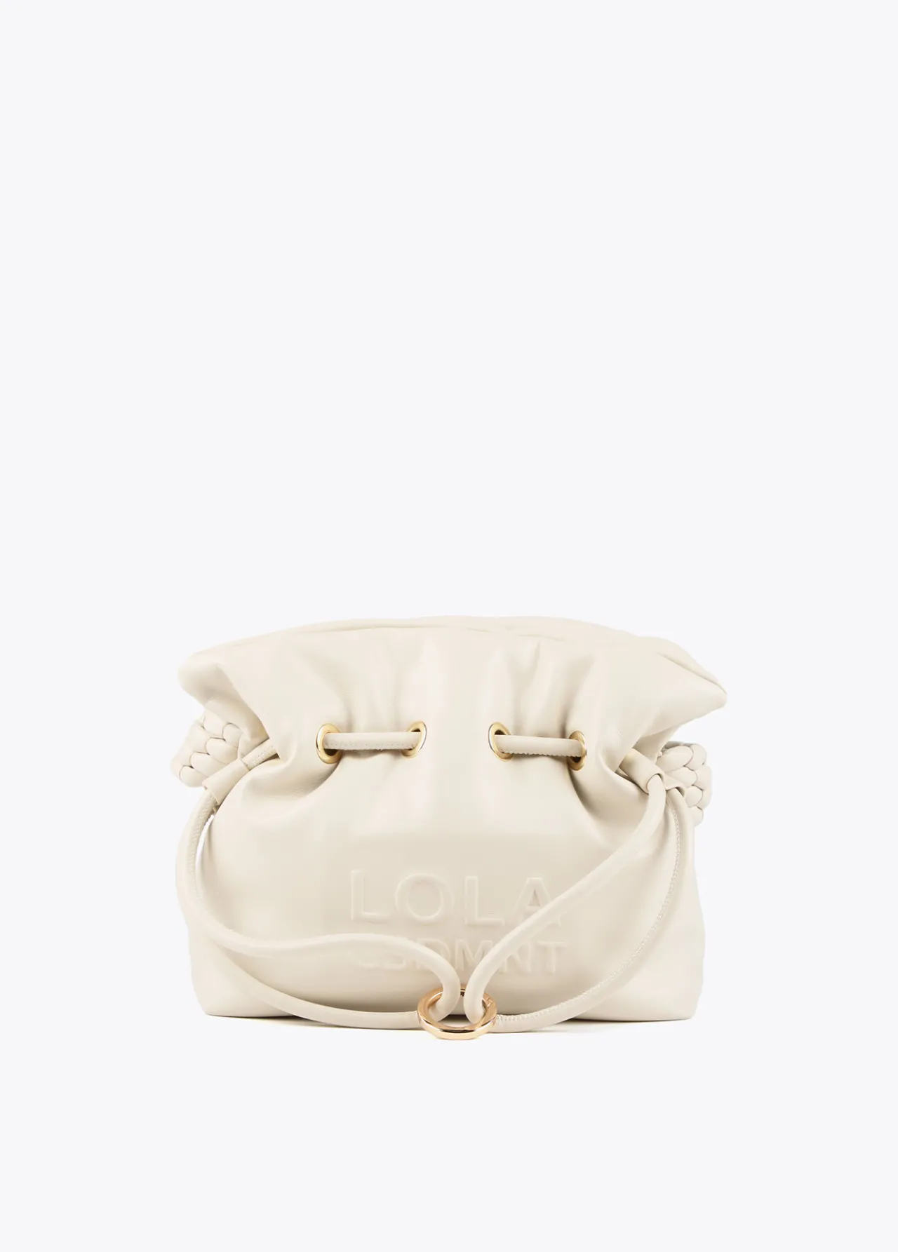 bandolera_asa_trenzada_0-1.webp Lola Casademunt Bandoleras | Bolsos Pequeños<Bandolera asa trenzada NEGRO