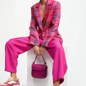 Lola Casademunt Bolsos De Hombro | Bandoleras<Bandolera asa trenzada FUCSIA