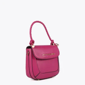 Lola Casademunt Bolsos De Hombro | Bandoleras<Bandolera asa trenzada FUCSIA