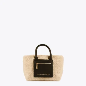 Lola Casademunt Bandoleras | Bolsos Pequeños<Bandolera borreguito CRUDO-MARRON