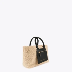 Lola Casademunt Bandoleras | Bolsos Pequeños<Bandolera borreguito CRUDO-MARRON