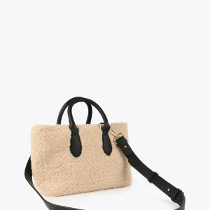 Lola Casademunt Bandoleras | Bolsos Pequeños<Bandolera borreguito CRUDO-MARRON