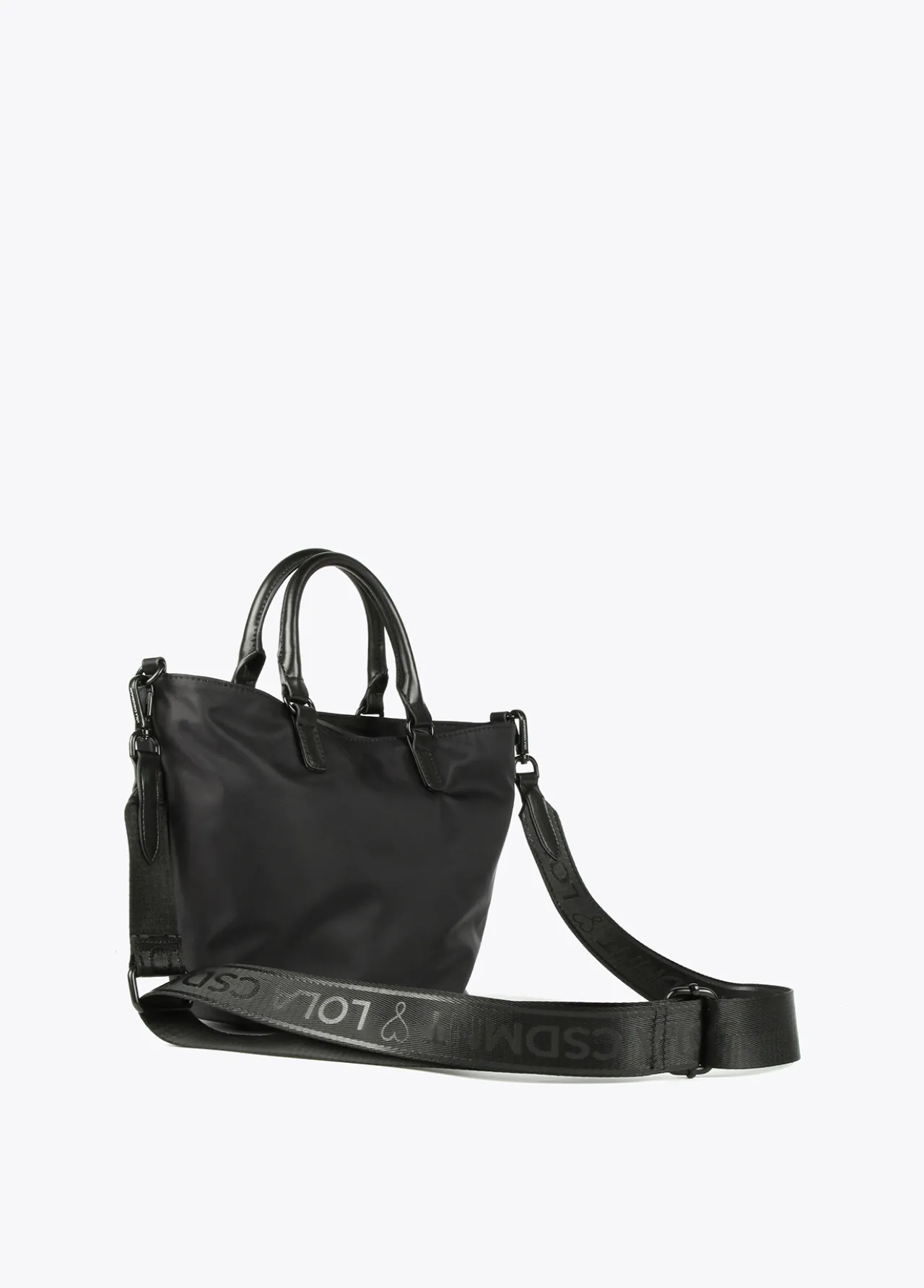 bandolera_combinada_2.webp Lola Casademunt Bandoleras | Bolsos Pequeños<Bandolera combinada NEGRO