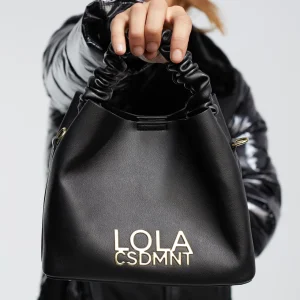 Lola Casademunt Bolsos Pequeños | Bandoleras<Bandolera con asa fruncida NEGRO
