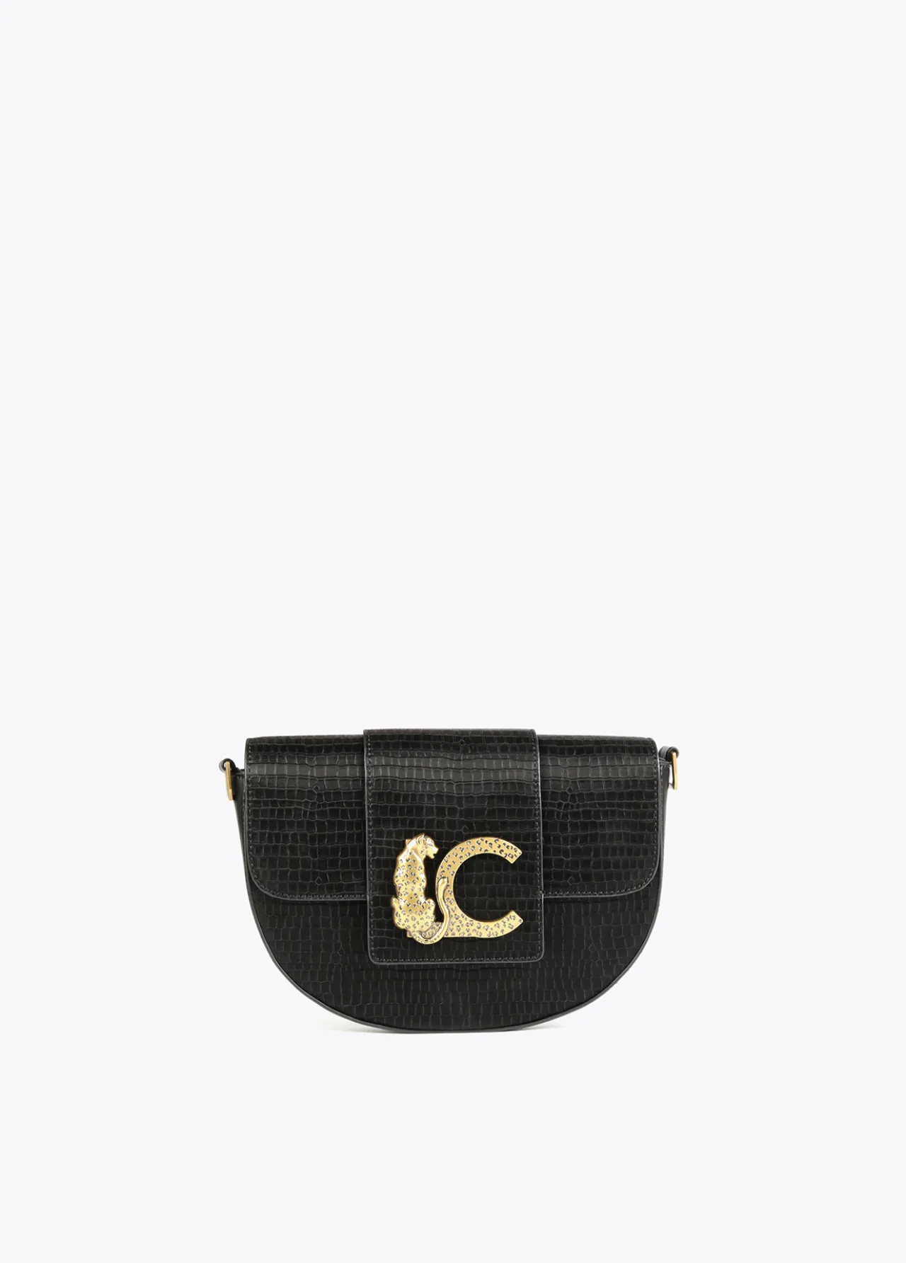 bandolera_con_solapa_0.webp Lola Casademunt Bandoleras | Bolsos Pequeños<Bandolera con solapa NEGRO