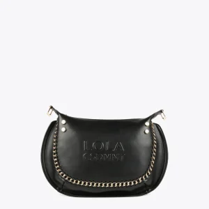 Lola Casademunt Bandoleras | Bolsos Pequeños<Bandolera detalle cadena NEGRO