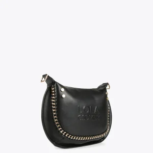 Lola Casademunt Bandoleras | Bolsos Pequeños<Bandolera detalle cadena NEGRO