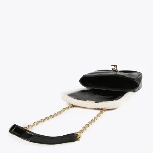 Lola Casademunt Bandoleras | Bolsos Pequeños<Bandolera detalles borreguito NEGRO