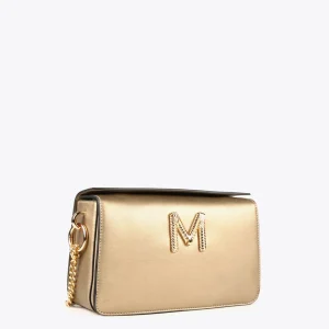 Lola Casademunt Bandoleras | Bolsos Pequeños<Bandolera dorada NEGRO