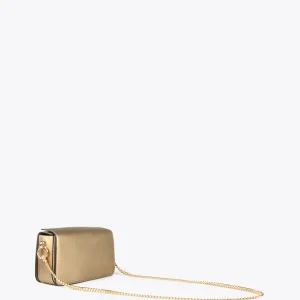 Lola Casademunt Bandoleras | Bolsos Pequeños<Bandolera dorada NEGRO