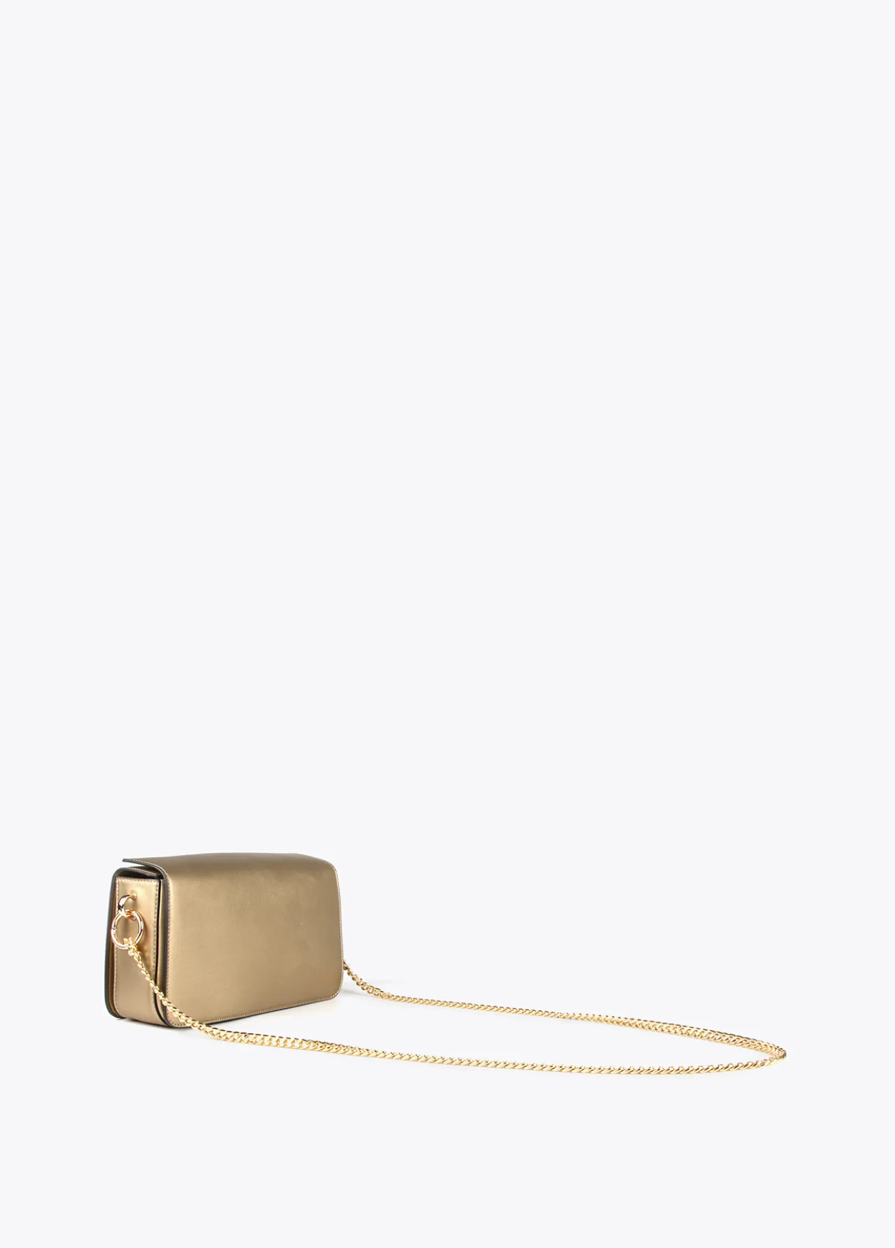 bandolera_dorada_4.webp Lola Casademunt Bandoleras | Bolsos Pequeños<Bandolera dorada NEGRO