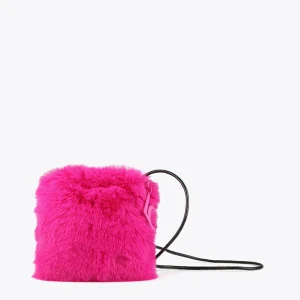 Lola Casademunt Bandoleras | Bolsos Pequeños<Bandolera efecto pelo NEGRO