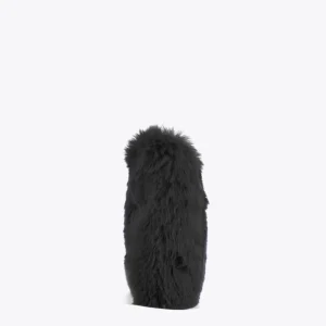 Lola Casademunt Bandoleras | Bolsos Pequeños<Bandolera efecto pelo NEGRO