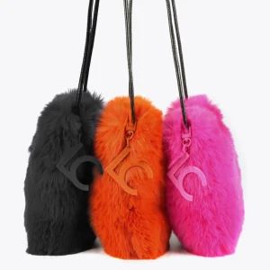 Lola Casademunt Bolsos Pequeños | Bandoleras<Bandolera efecto pelo NEGRO
