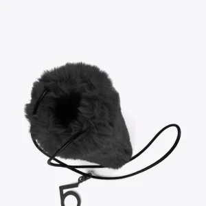 Lola Casademunt Bandoleras | Bolsos Pequeños<Bandolera efecto pelo NEGRO