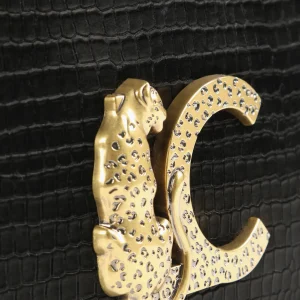 Lola Casademunt Bandoleras | Bolsos Pequeños<Bandolera efecto piel cocodrilo NEGRO