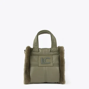Lola Casademunt Bandoleras | Bolsos Pequeños<Bandolera efecto piel y pelo CRUDO