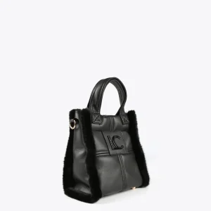 Lola Casademunt Bandoleras | Bolsos Pequeños<Bandolera efecto piel y pelo CRUDO
