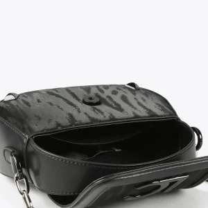 Lola Casademunt Bandoleras | Bolsos Pequeños<Bandolera estampado zebra NEGRO